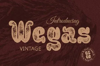 Wegas Vintage font