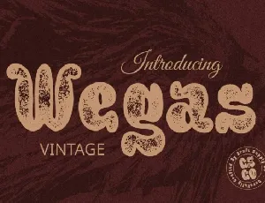Wegas Vintage font