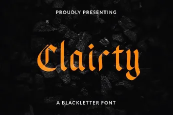 Clairty font