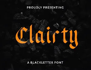 Clairty font