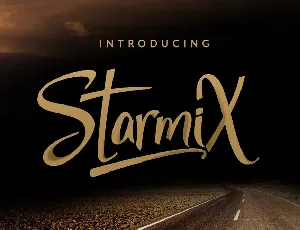 StarmiX Script Free font