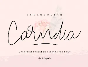 Carmelia font