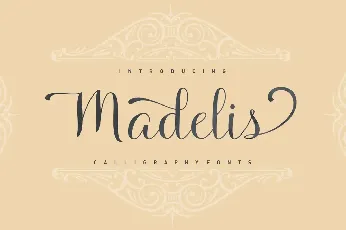 Madelis Script font