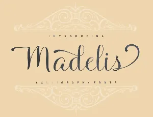 Madelis Script font