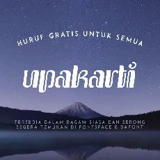 Upakarti font