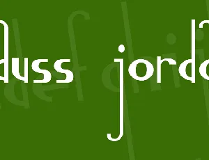 Gauss Jordan font