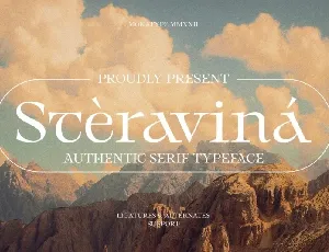 Steravina font