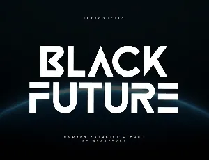 Black Future font