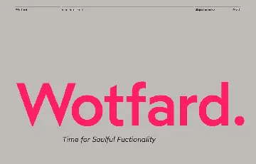 Wotfard font