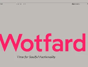 Wotfard font