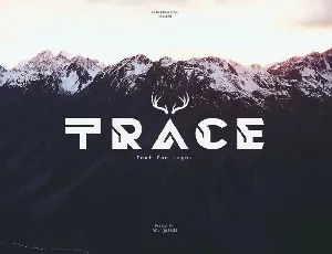 Trace Display font