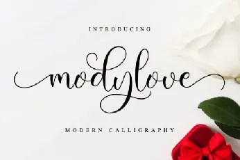 Modylove font