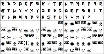 Blade font