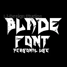 Blade font