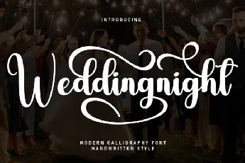 Weddingnight Script font