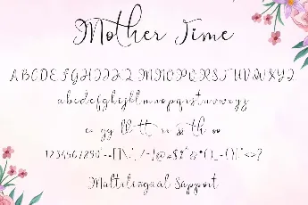 Mother Time font