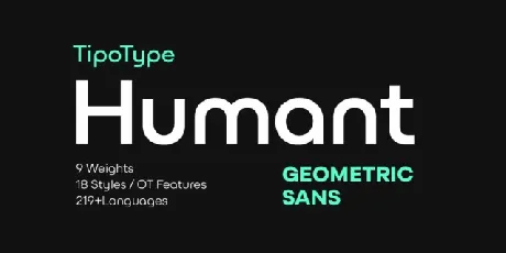 Humant Family font