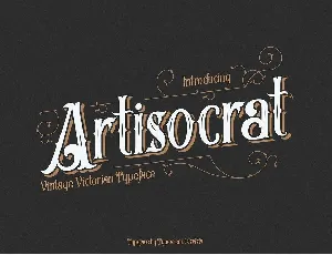 Artisocrat font