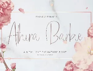 Athira Barbie font