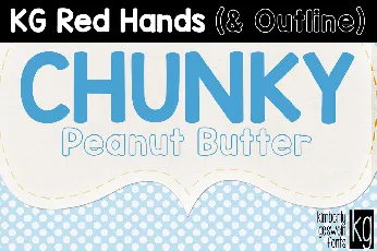 KG Red Hands font