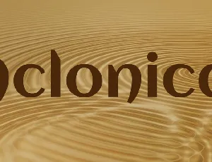 Aclonica font