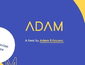 Adam font