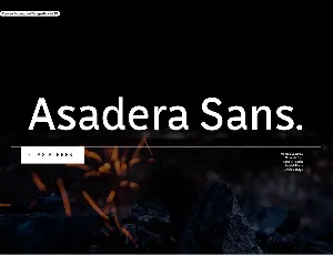 Asadera font