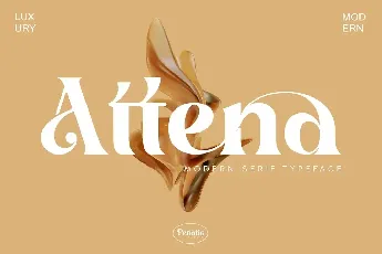 Attena font