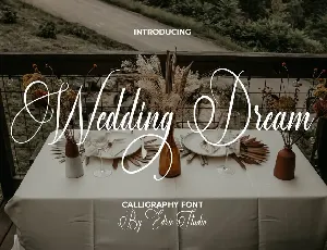 Wedding Dream font