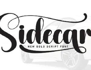 Sidecar Script font