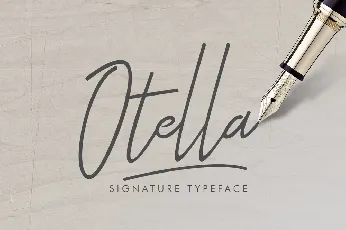 Otella Signature Free font