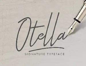 Otella Signature Free font