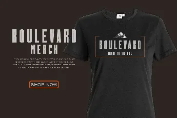 Boulevard Display font