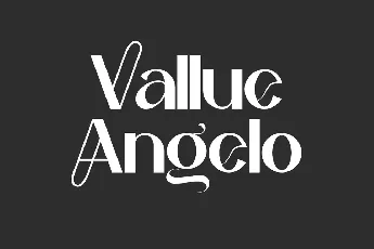 Vallue Angelo Demo font