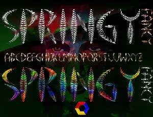 Springy font