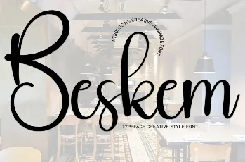 Beskem Script font