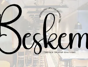 Beskem Script font