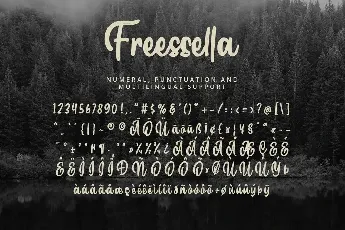 Freessella font