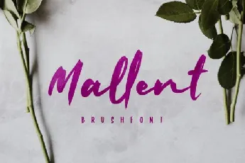 Mallent Brush font