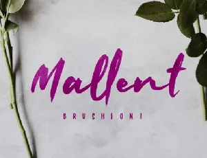 Mallent Brush font