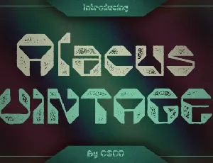 Alacus Vintage font