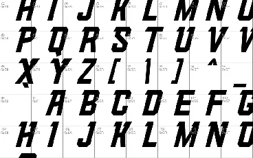 Rust Core font