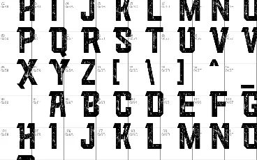 Rust Core font