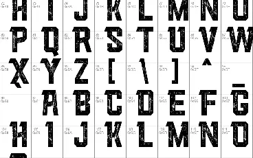 Rust Core font