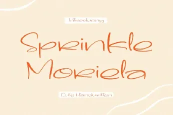 Sprinkle Moriela font