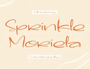 Sprinkle Moriela font