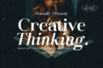 Creative Thinking font