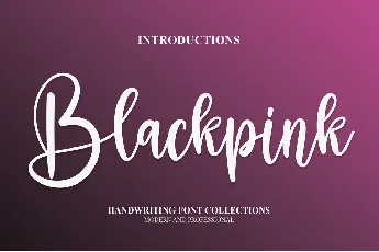 Blackpink font