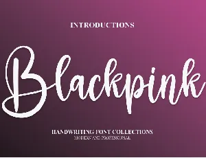 Blackpink font