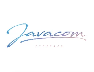 Javacom font